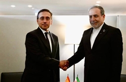 I.R. Iran, Ministry of Foreign Affairs- Araghchi meets Spanish FM calls for European action against US aggression